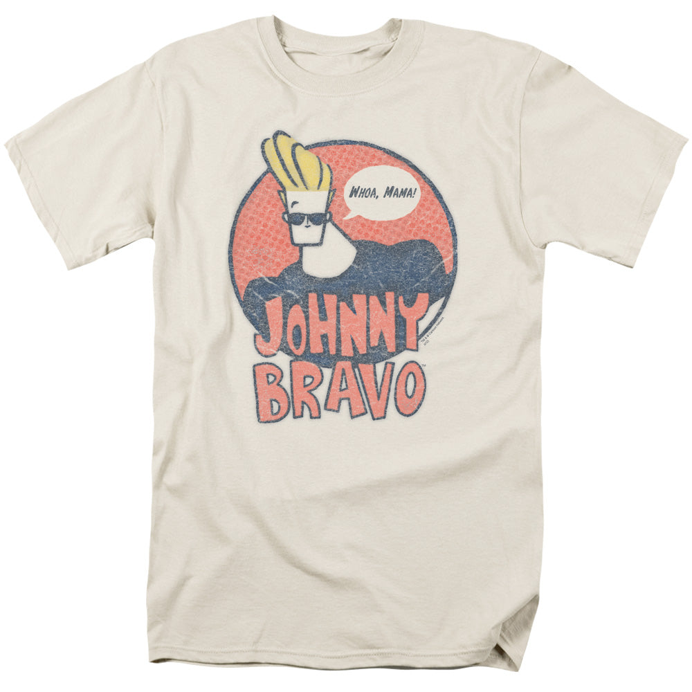 Johnny Bravo Wants Me Mens T Shirt Cream