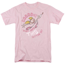 Load image into Gallery viewer, Dexters Laboratory Button Mens T Shirt Pink