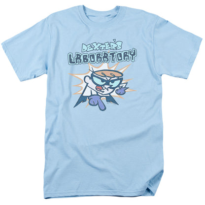 Dexters Laboratory What Do You Want Mens T Shirt Light Blue