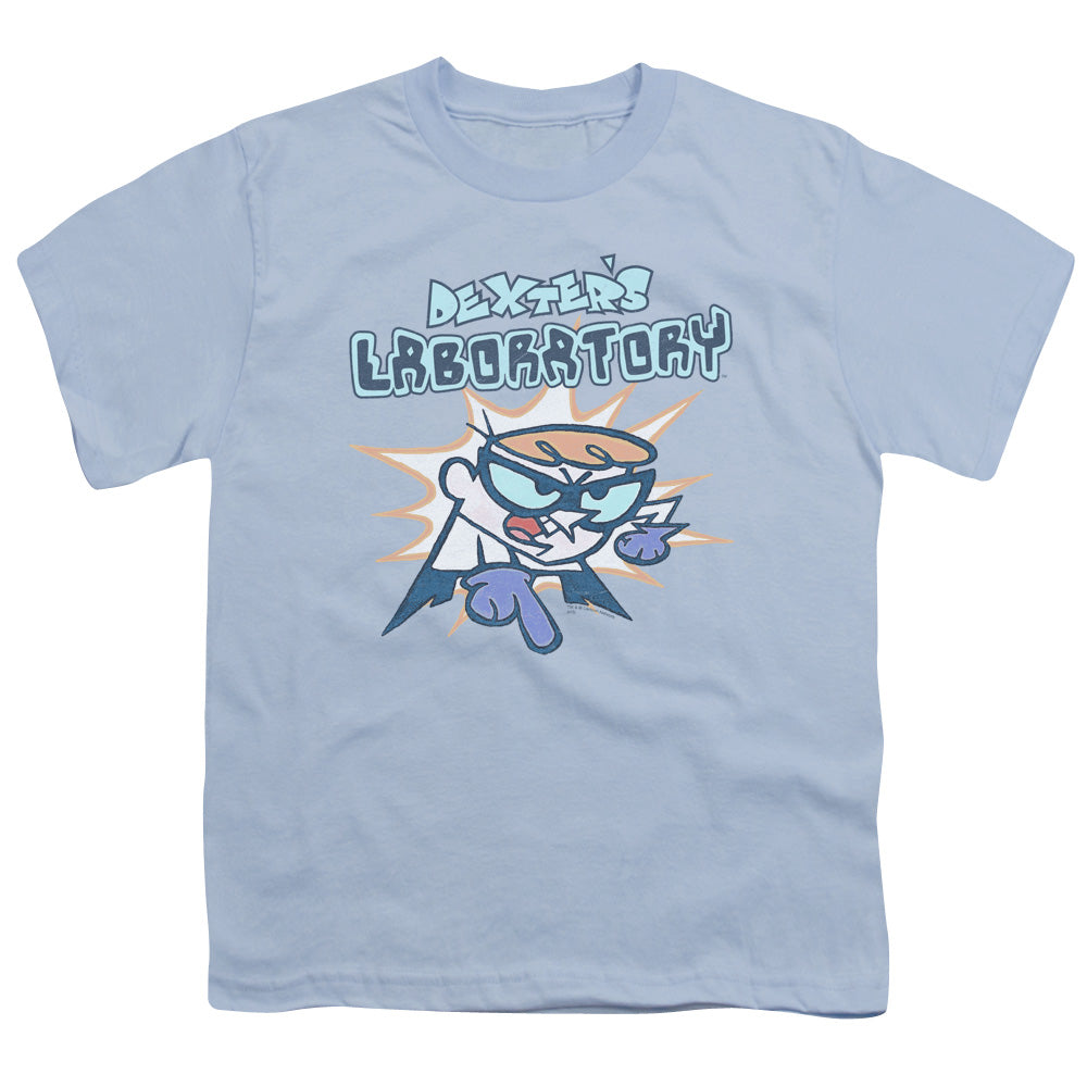Dexters Laboratory What Do You Want Kids Youth T Shirt Light Blue