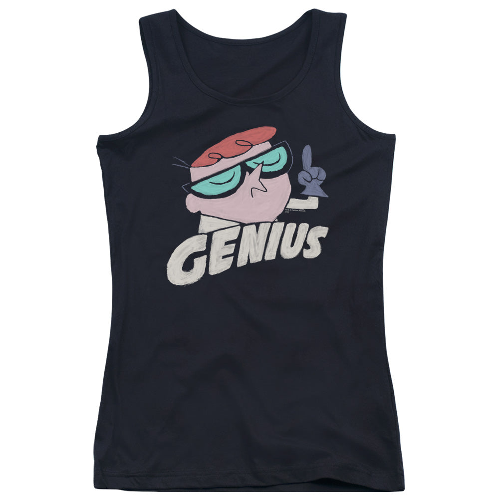 Dexters Laboratory Genius Womens Tank Top Shirt Black