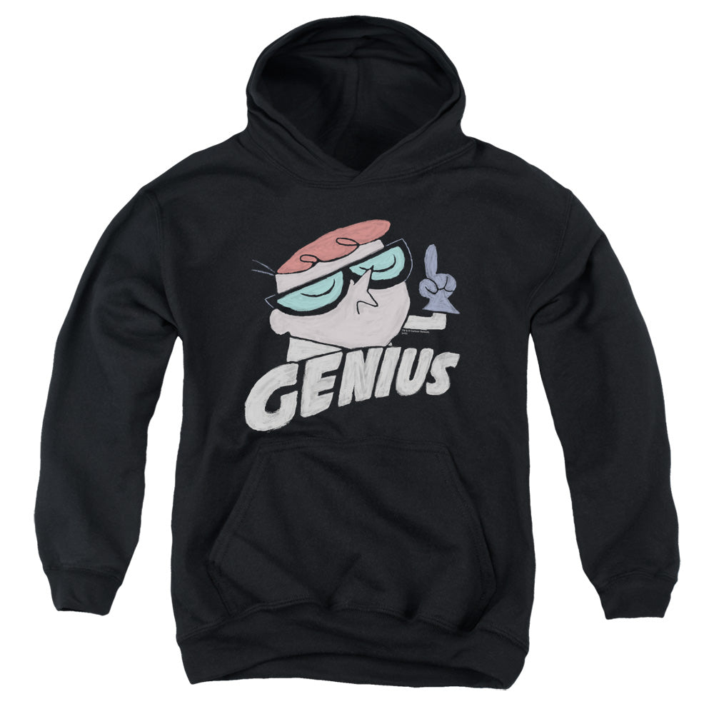 Dexters Laboratory Genius Kids Youth Hoodie Black