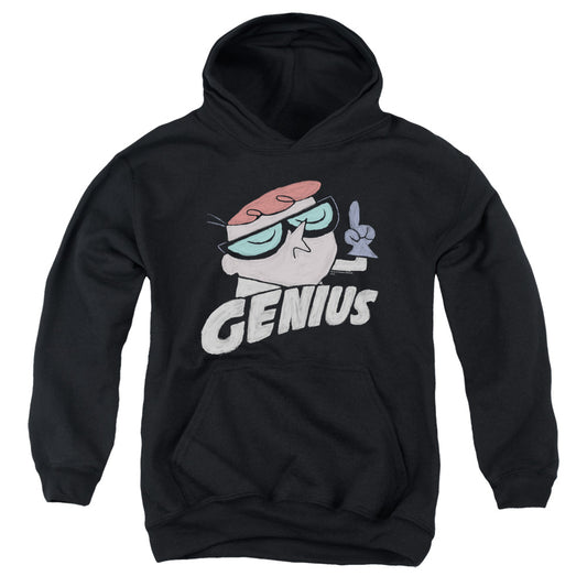 Dexters Laboratory Genius Kids Youth Hoodie Black