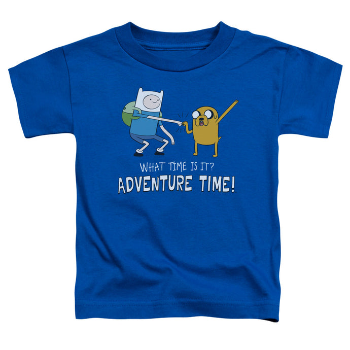 Adventure Time Fist Bump Toddler Kids Youth T Shirt Royal Blue