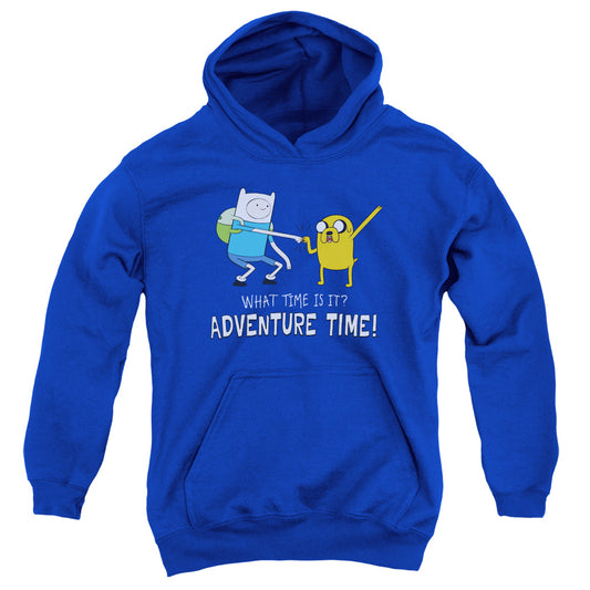 Adventure Time Fist Bump Kids Youth Hoodie Royal Blue