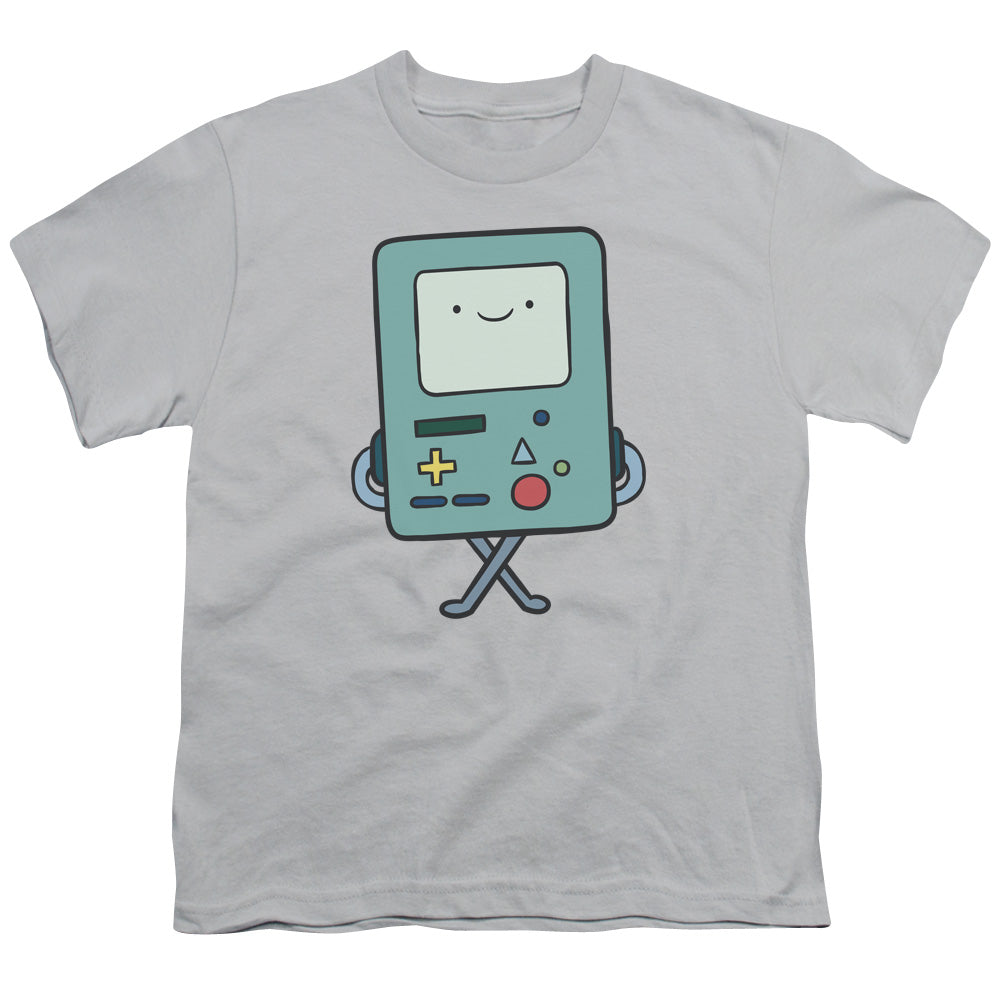 Adventure Time Bmo Kids Youth T Shirt Silver