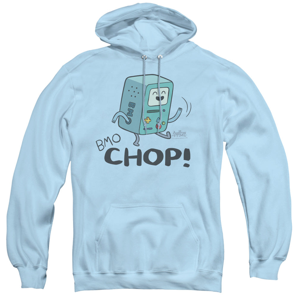 Adventure Time Bmo Chop Mens Hoodie Light Blue