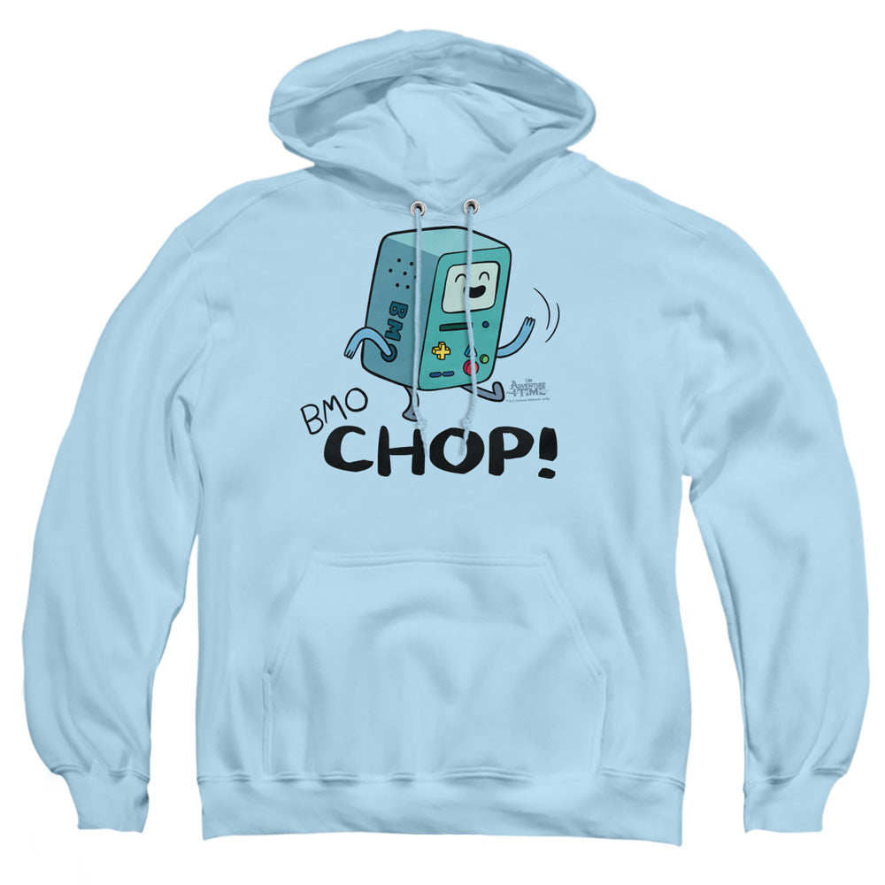 Adventure Time Bmo Chop Mens Hoodie Light Blue