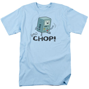 Adventure Time Bmo Chop Mens T Shirt Light Blue