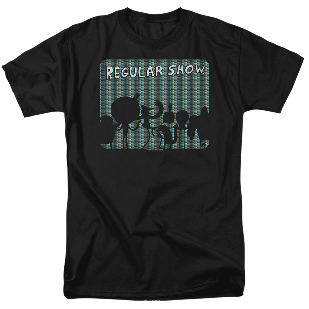 Regular Show Rgb Group Mens T Shirt Black