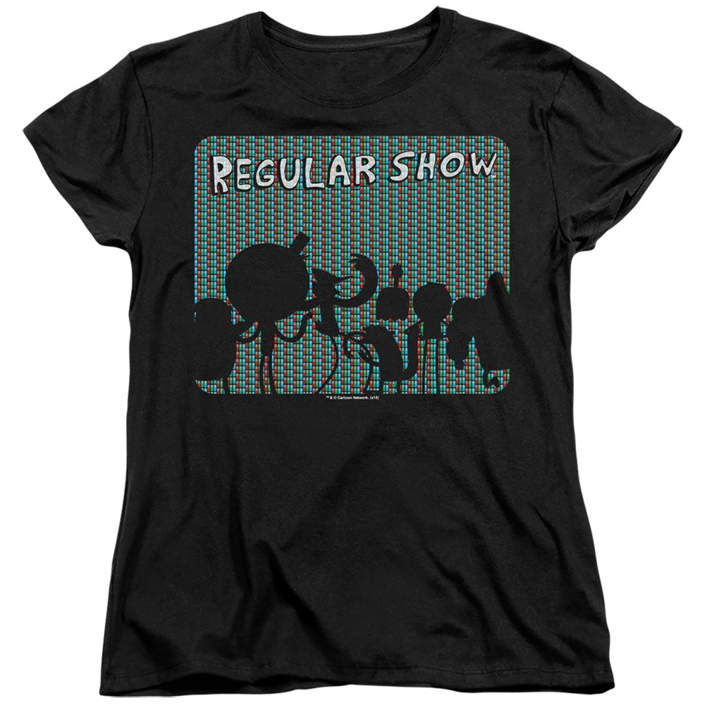 Regular Show Rgb Group Womens T Shirt Black Officially Licensed