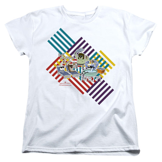 Regular Show We Gonna Party Womens T Shirt White Officially Licensed