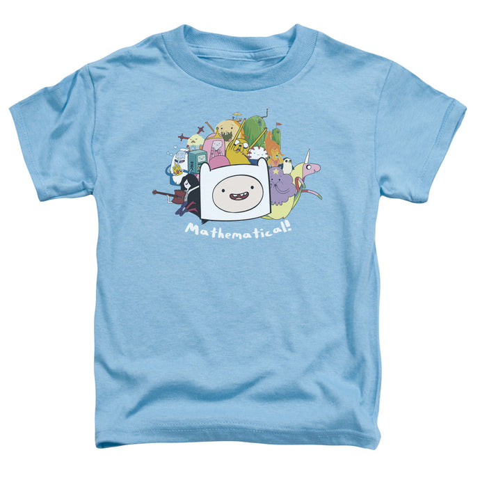 Adventure Time Mathematical Toddler Kids Youth T Shirt Carolina Blue