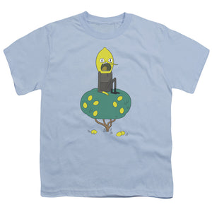 Adventure Time Lemongrab Kids Youth T Shirt Light Blue