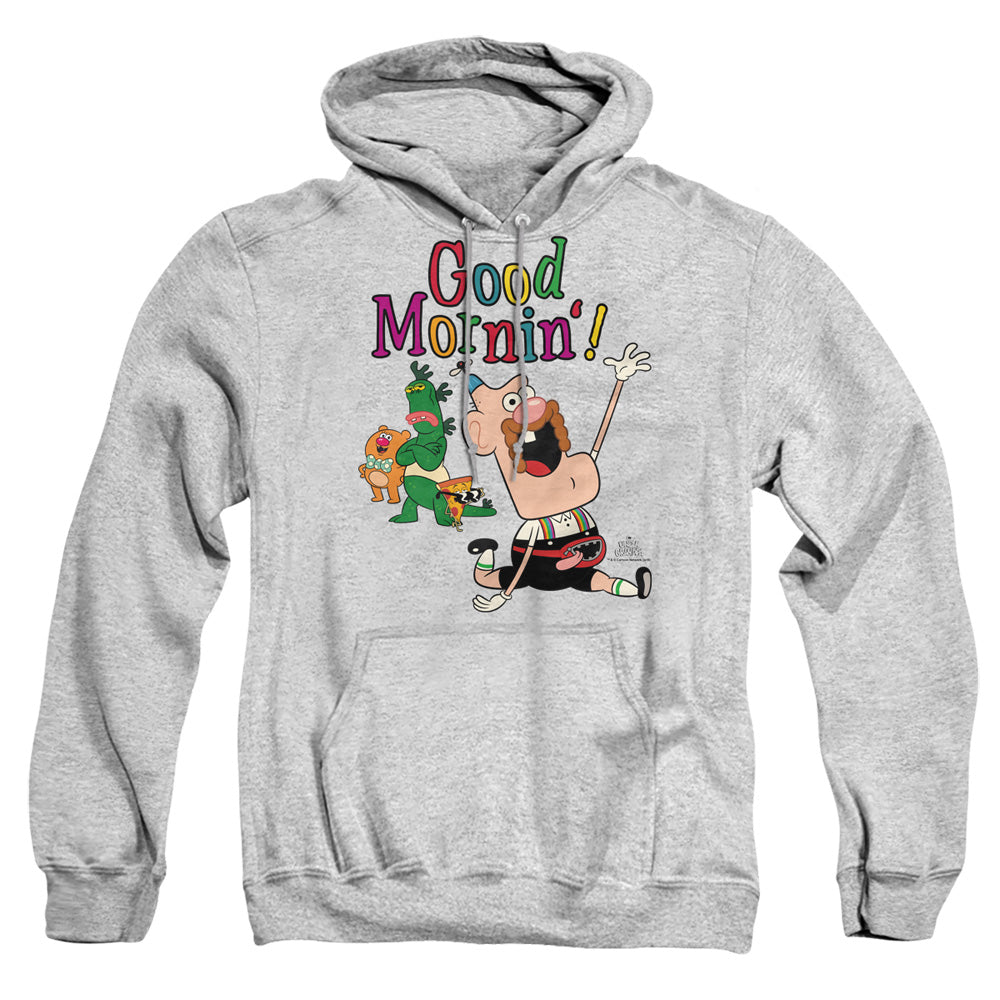 Uncle Grandpa Good Mornin Mens Hoodie Athletic Heather Officially Licensed