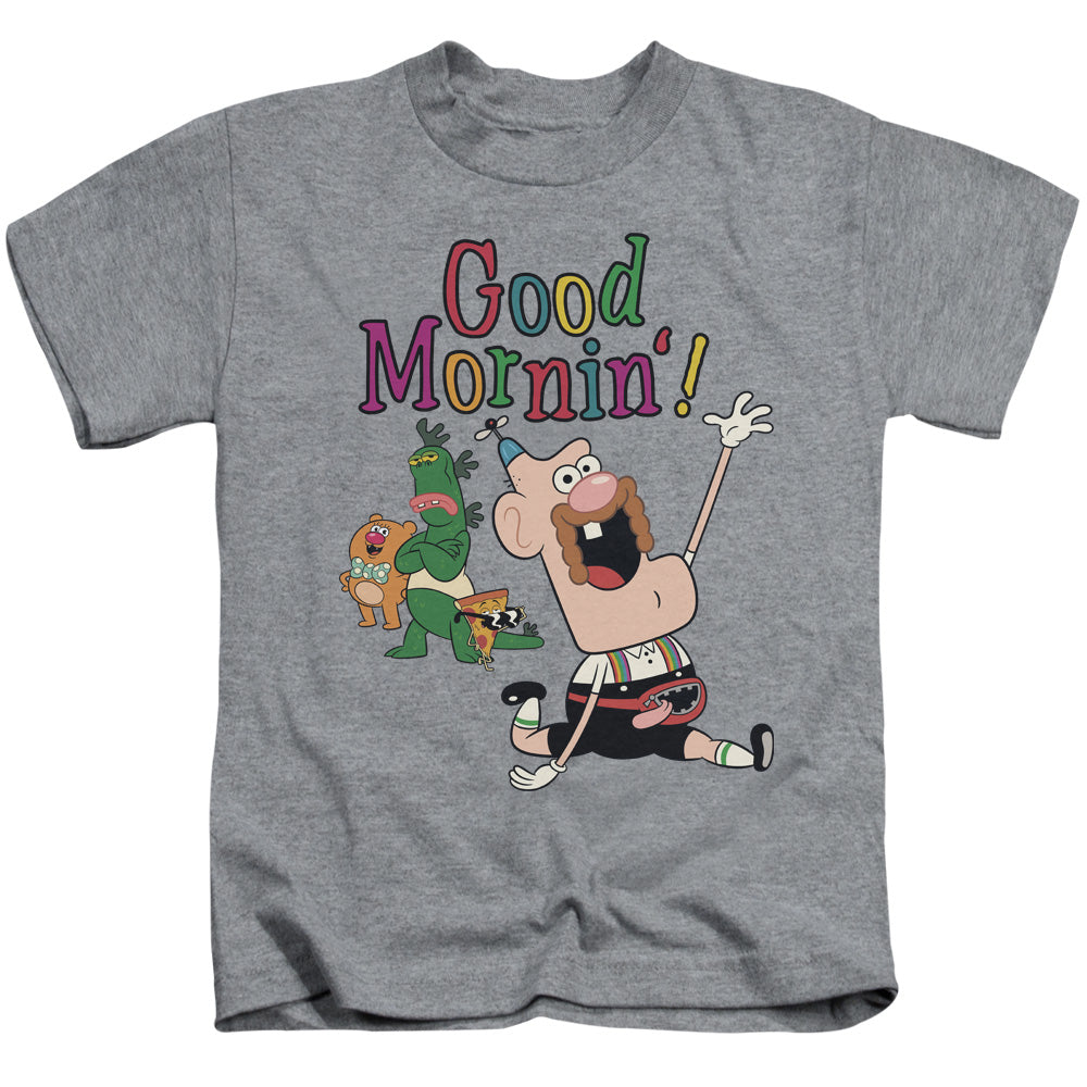 Uncle Grandpa Good Mornin Juvenile Kids Youth T Shirt Athletic Heather 