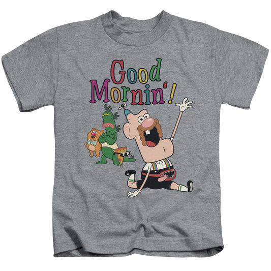 Uncle Grandpa Good Mornin Juvenile Kids Youth T Shirt Athletic Heather 