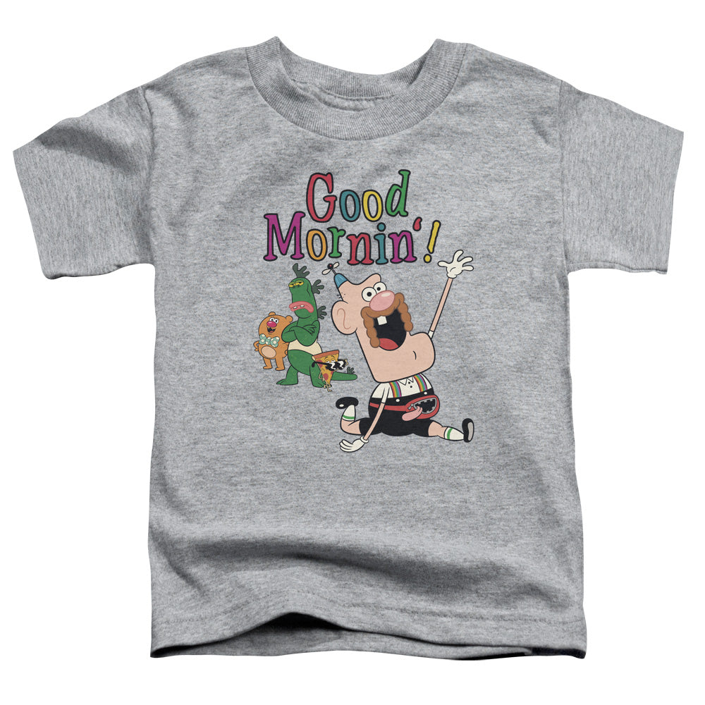 Uncle Grandpa Good Mornin Toddler Kids Youth T Shirt Athletic Heather