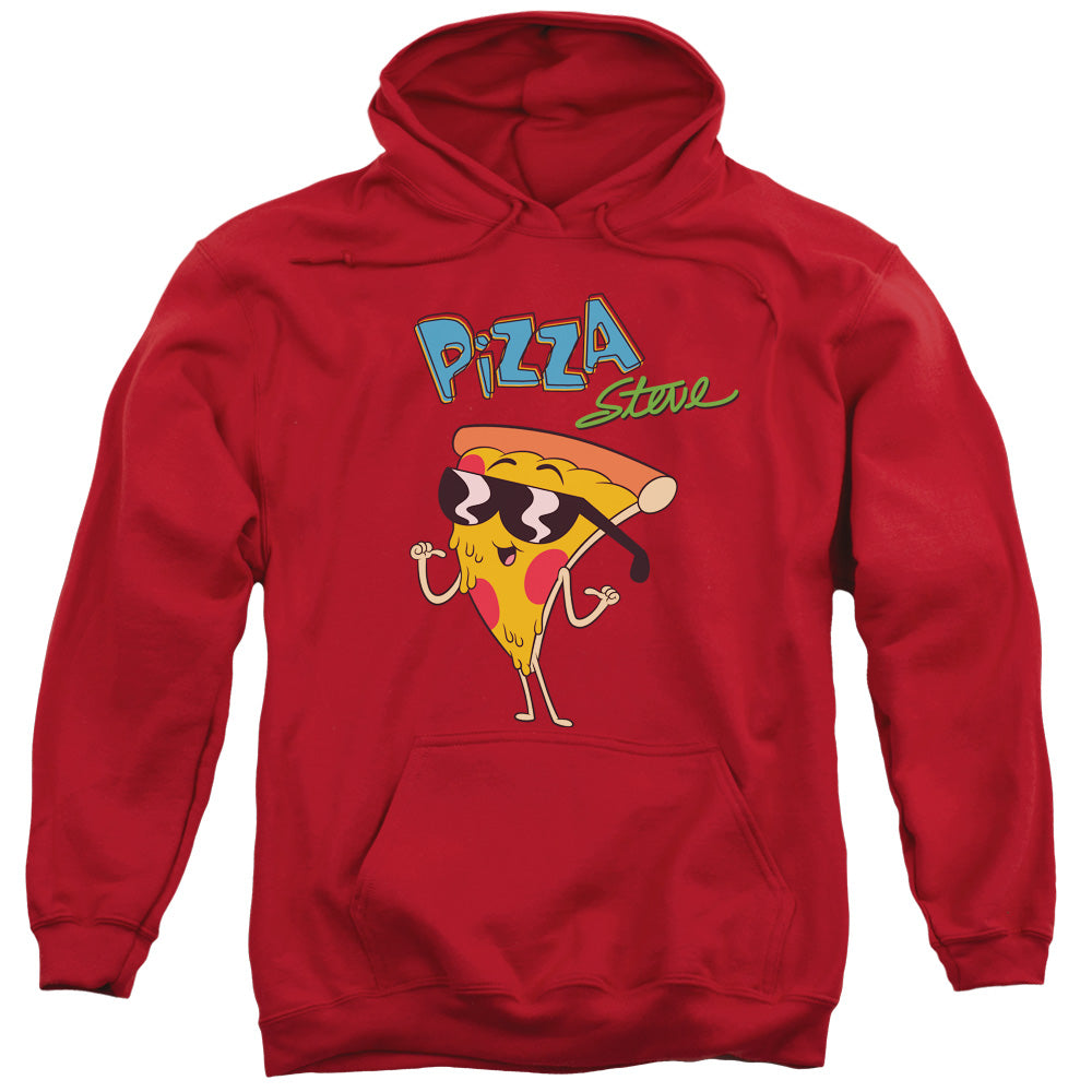 Uncle Grandpa Pizza Steve Mens Hoodie Red