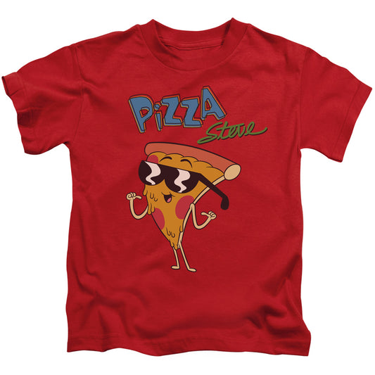 Uncle Grandpa Pizza Steve Juvenile Kids Youth T Shirt Red 