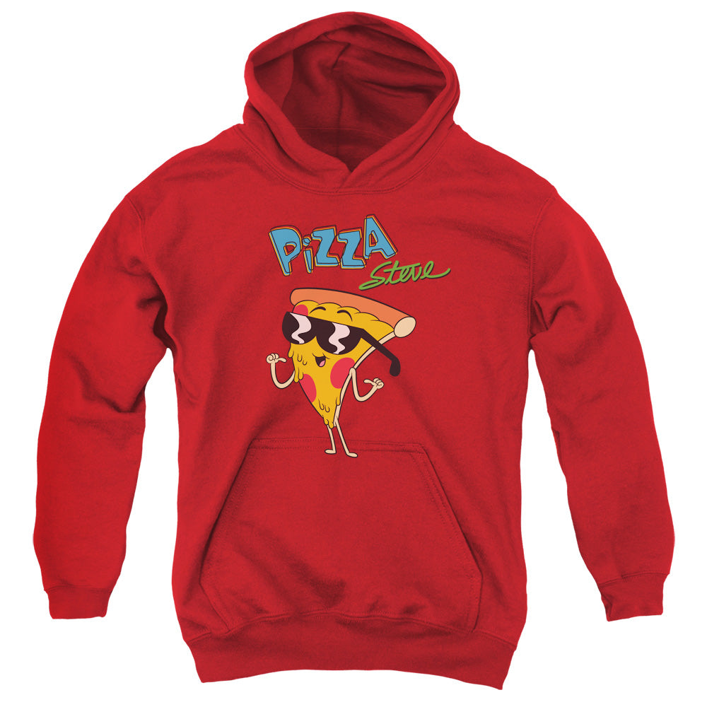 Uncle Grandpa Pizza Steve Kids Youth Hoodie Red