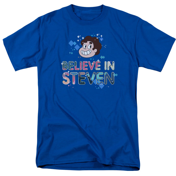 Steven Universe Believe Mens T Shirt Royal Blue