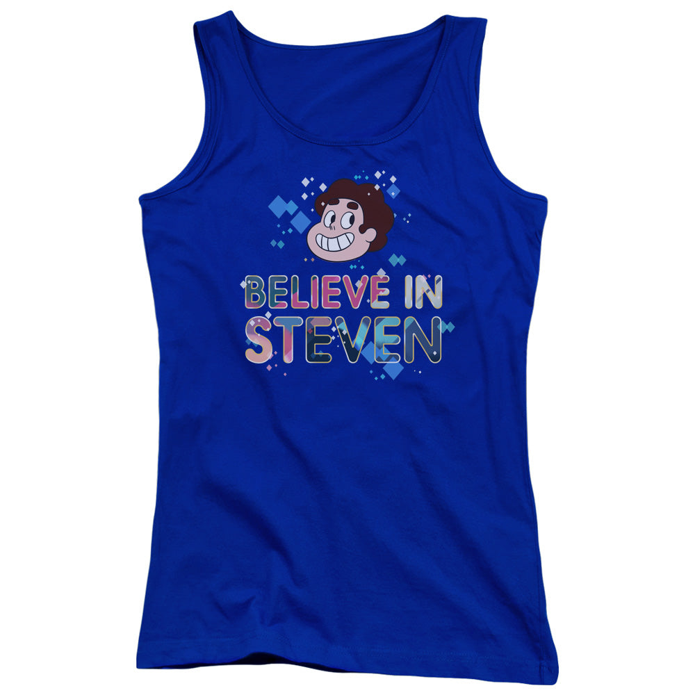 Steven Universe Believe Womens Tank Top Shirt Royal Blue