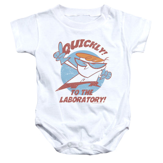 Dexters Laboratory Quickly Infant Baby Snapsuit White