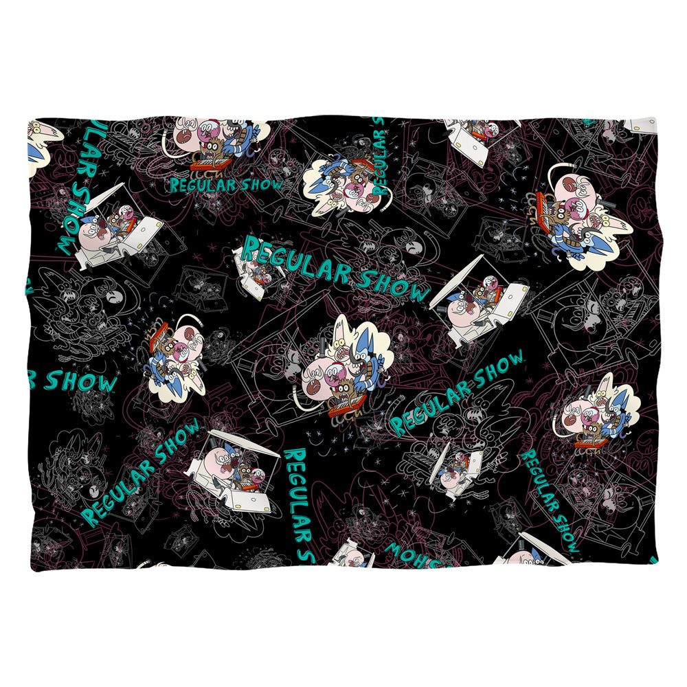 Regular Show Golf Cart Ride Pillow Case