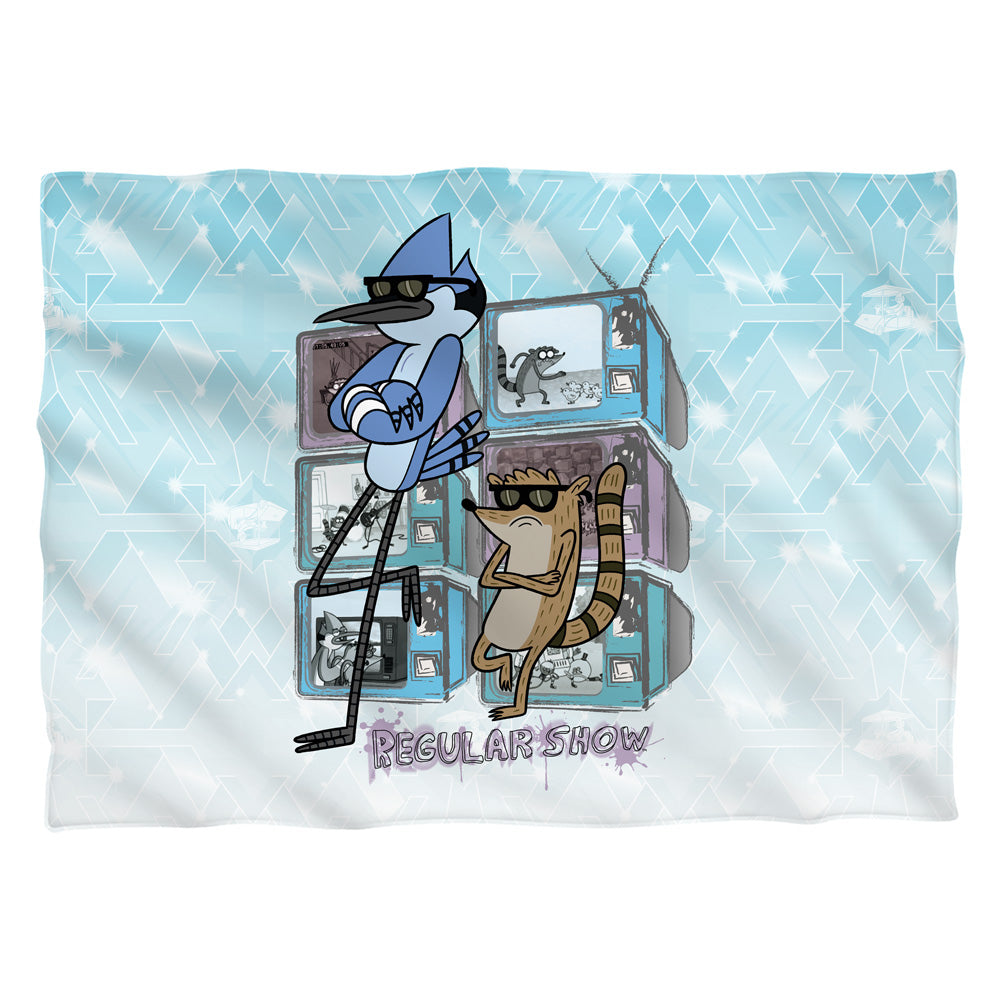 Regular Show TV Too Cool Pillow Case