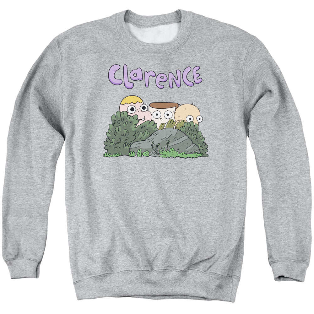 Clarence Gang Mens Crewneck Sweatshirt Athletic Heather