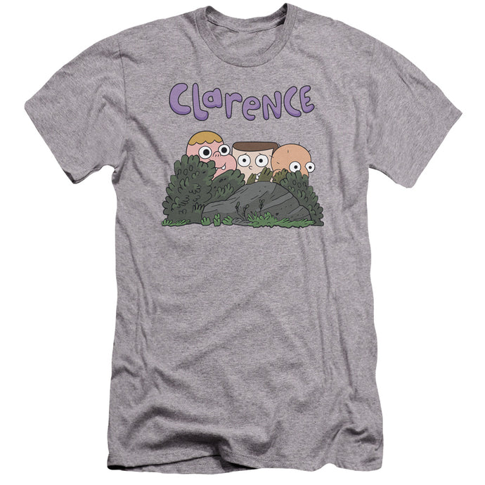 Clarence Gang Premium Bella Canvas Slim Fit Mens T Shirt Athletic Heather