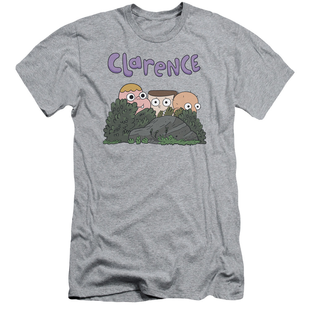 Clarence Gang Slim Fit Mens T Shirt Athletic Heather