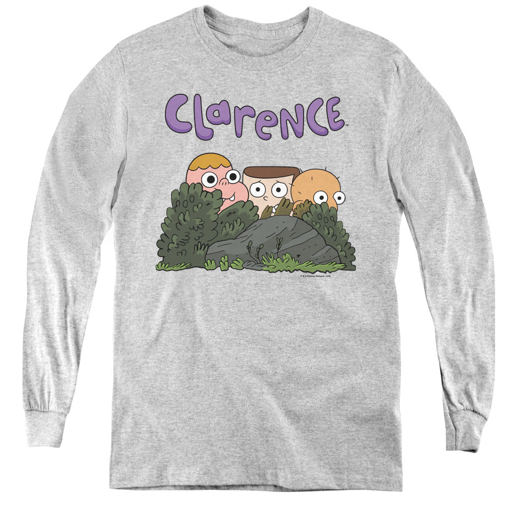 Clarence Gang Long Sleeve Kids Youth T Shirt Athletic Heather