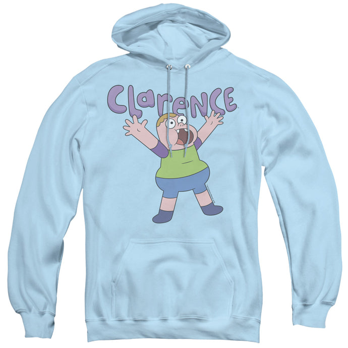 Clarence Whoo Mens Hoodie Light Blue