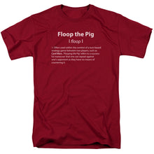 Load image into Gallery viewer, Adventure Time Floop the Pig Mens T Shirt Cardinal