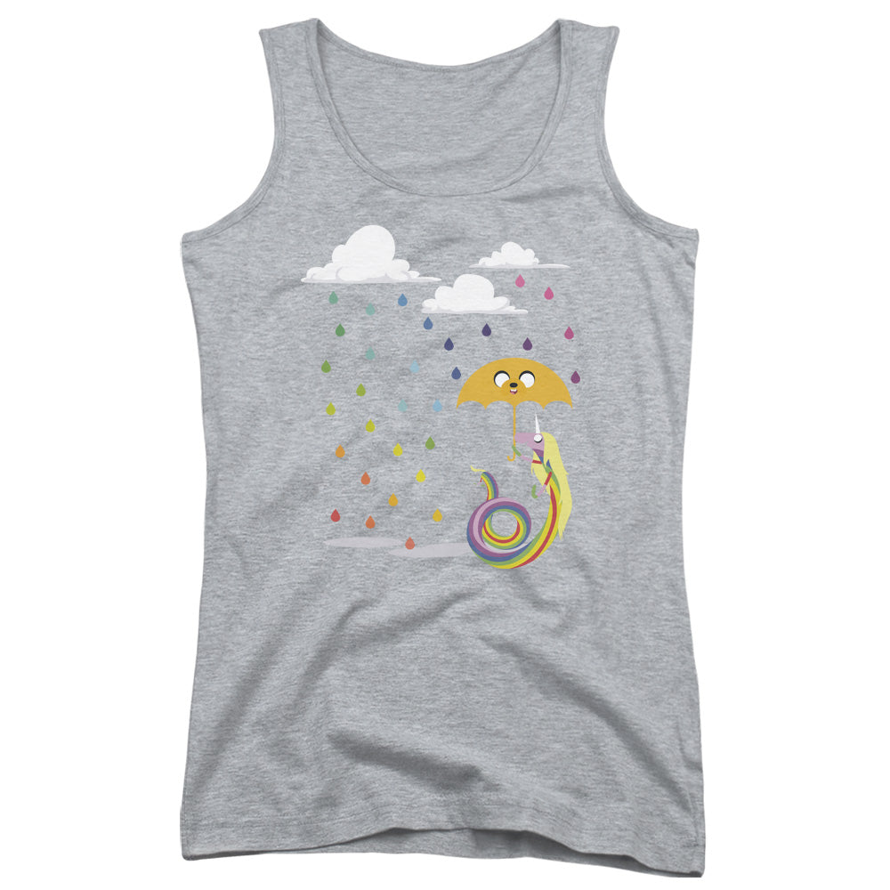 Adventure Time Lady in the Rain Womens Tank Top Shirt Athletic Heather