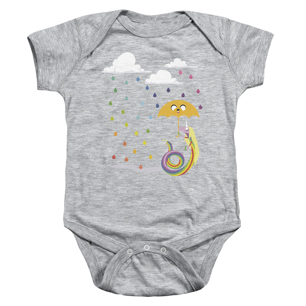 Adventure Time Lady in the Rain Infant Baby Snapsuit Athletic Heather