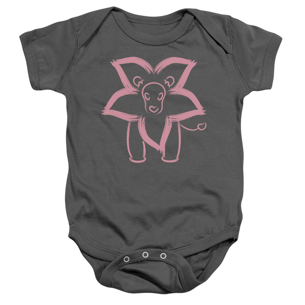 Steven Universe Lion Infant Baby Snapsuit Charcoal