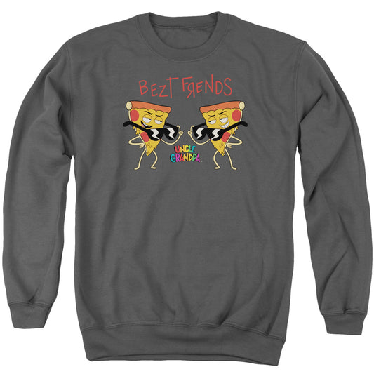 Uncle Grandpa Bezt Frends Mens Crewneck Sweatshirt Charcoal