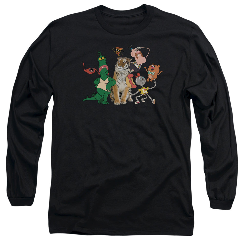 Uncle Grandpa Group Mens Long Sleeve Shirt Black