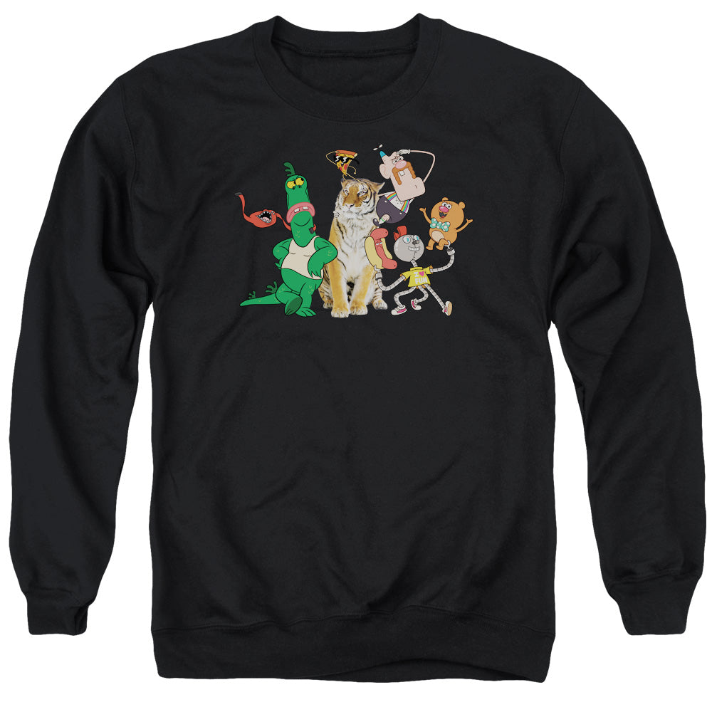 Uncle Grandpa Group Mens Crewneck Sweatshirt Black