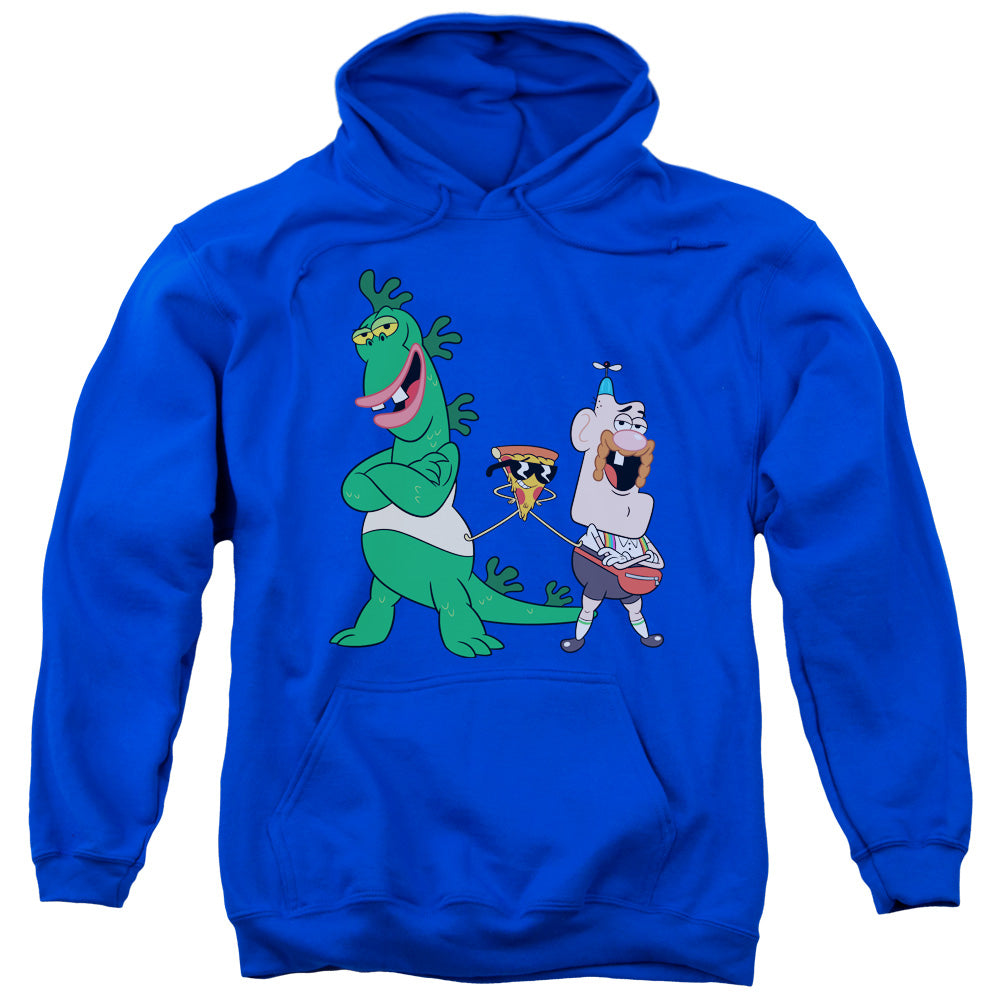 Uncle Grandpa the Guys Mens Hoodie Royal Blue