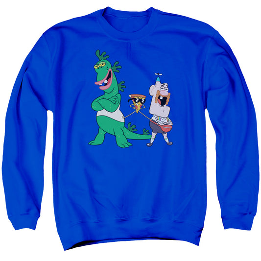 Uncle Grandpa the Guys Mens Crewneck Sweatshirt Royal Blue