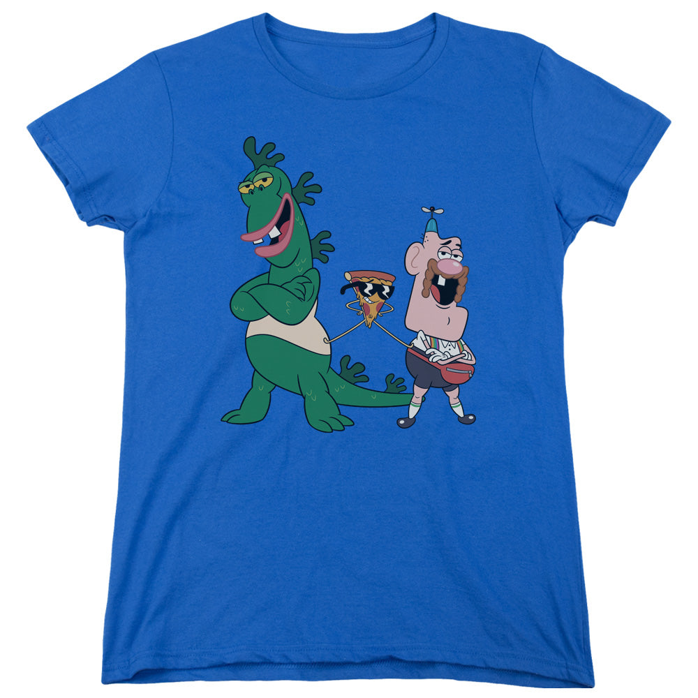 Uncle Grandpa the Guys Womens T Shirt Royal Blue