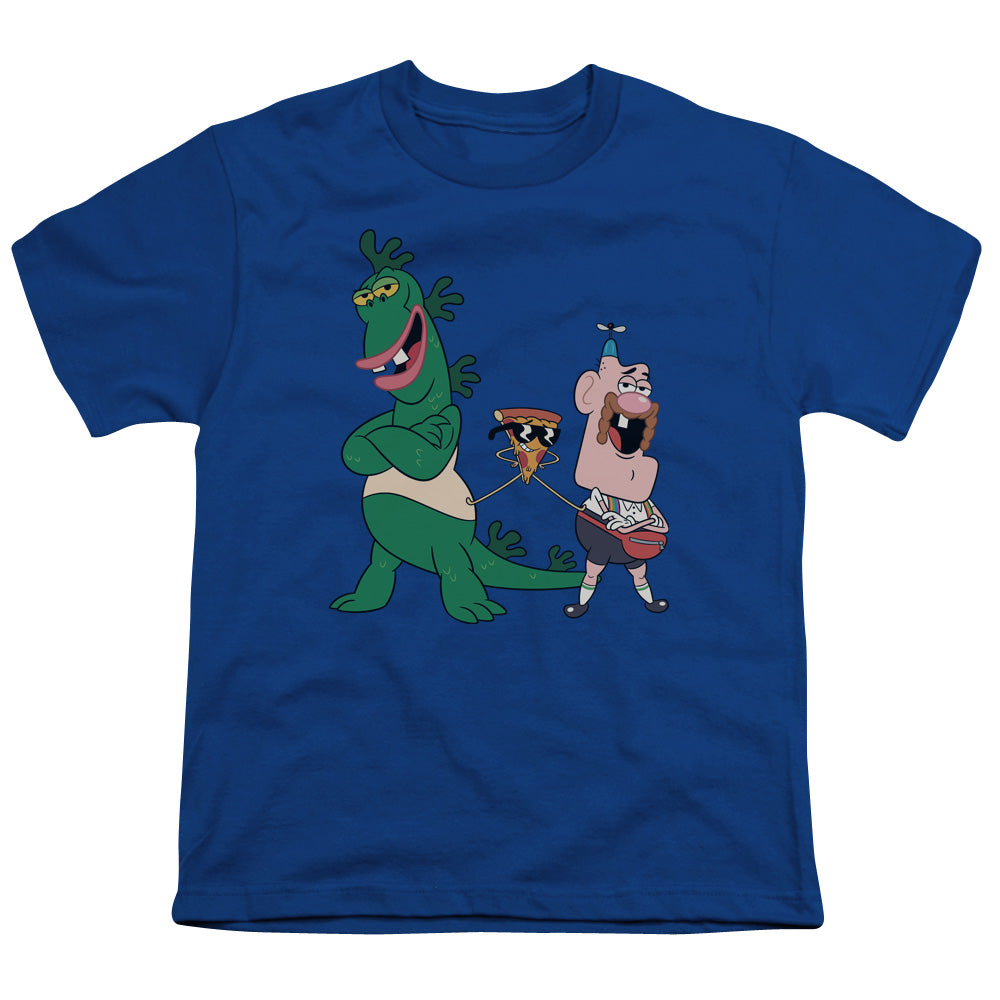 Uncle Grandpa the Guys Kids Youth T Shirt Royal Blue