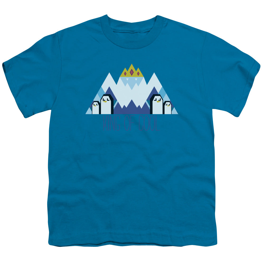 Adventure Time Ice King Geo Kids Youth T Shirt Turquoise