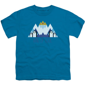 Adventure Time Ice King Geo Kids Youth T Shirt Turquoise