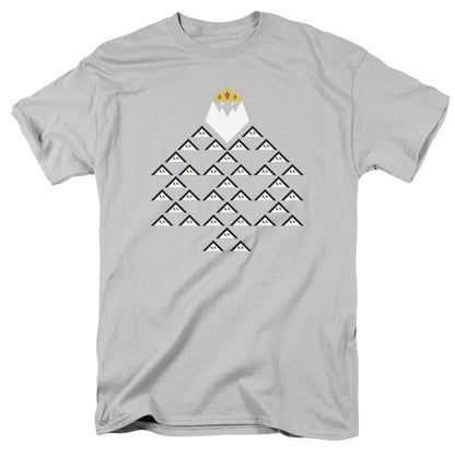 Adventure Time Ice King Triangle Mens T Shirt Silver