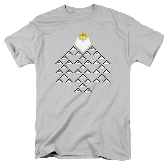 Adventure Time Ice King Triangle Mens T Shirt Silver